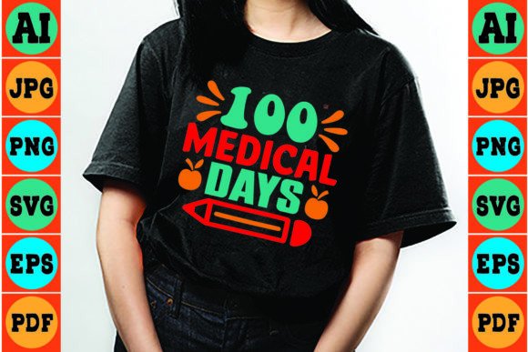 100 Medical Days 100 Days SVG Design Review