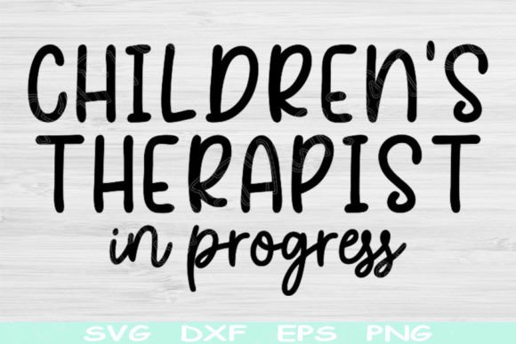 Children's Therapist in Progress Svg Png