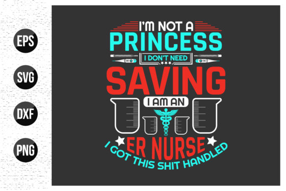 Empowering Nurse Slogan for Embroidery
