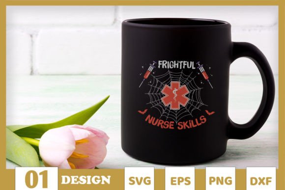 Frightful Nurse Skills: A Unique Embroidery Design