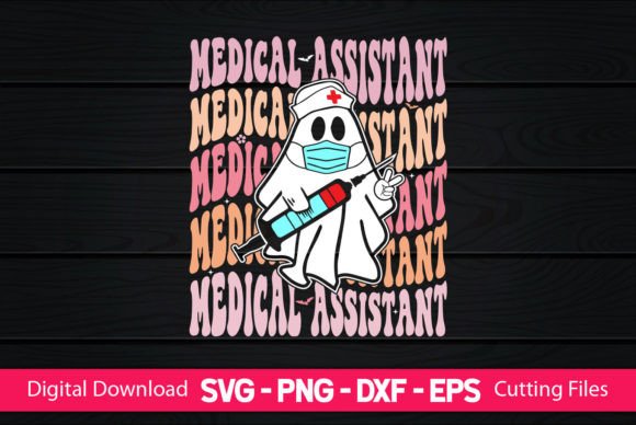 Medical Assistant Retro Boo Ghost: A Charming Addition