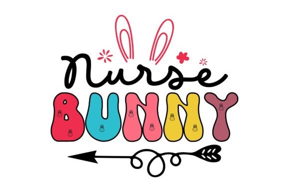 Nurse Bunny, Retro Bunny SVG: A Charming Embroidery Design