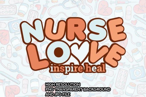 Nurse Love Inspire Heal SVG Design Review