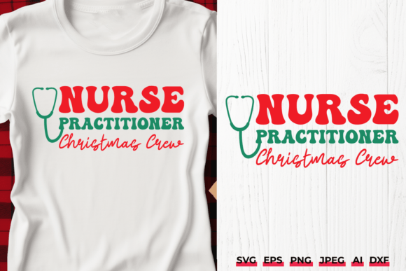 Nurse Practitioner Christmas Crew SVG: A Festive Design