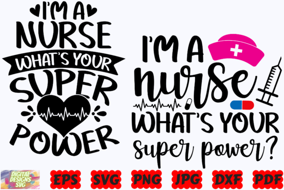 Nurse Super Power SVG: A Perfect Embroidery Choice