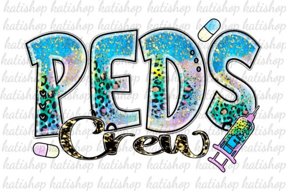 PEDS Crew Nurse Leopard Png Sublimation Review