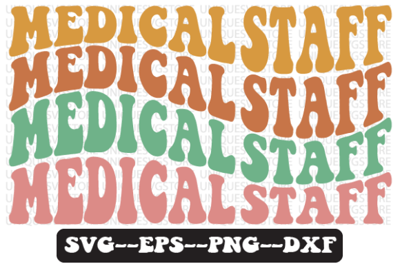 Review: Medical Staff Wavy Retro Svg Design