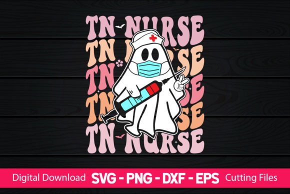 TN Nurse Retro Boo Ghost: A Charming Addition